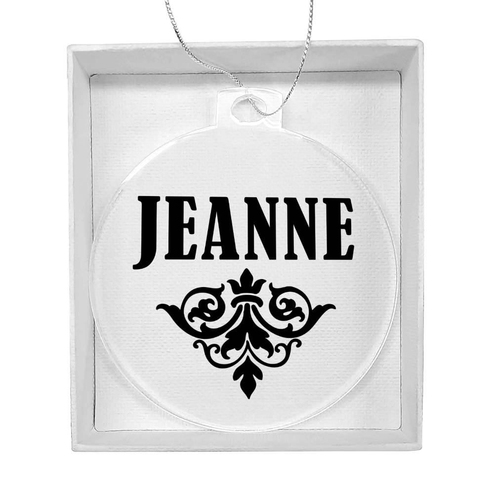 Jeanne v01 - Acrylic Ornament