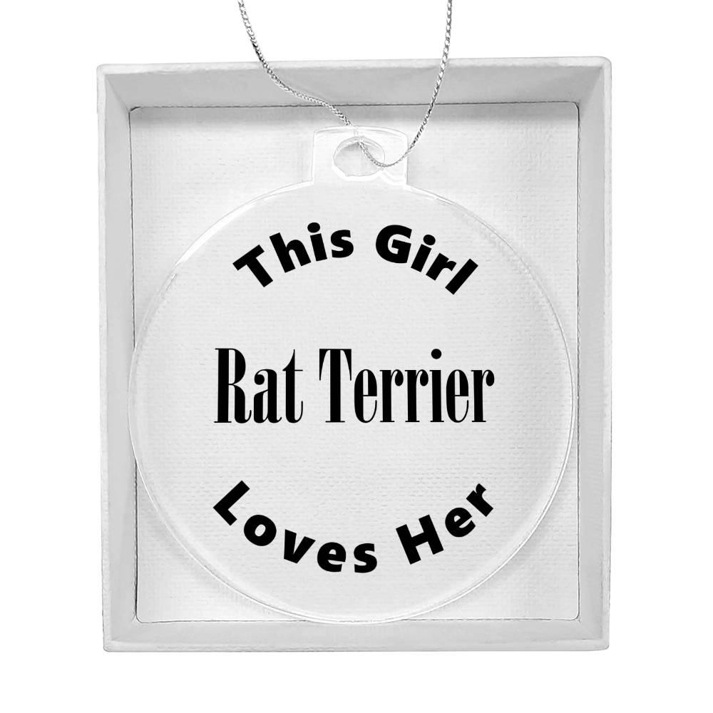 Rat Terrier - Acrylic Ornament
