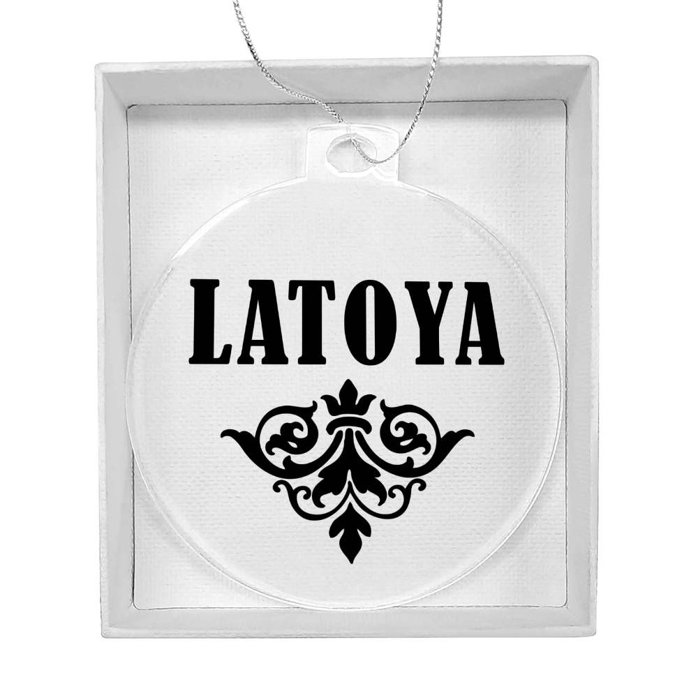Latoya v01 - Acrylic Ornament