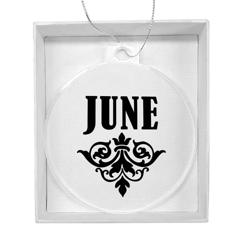 June v01 - Acrylic Ornament