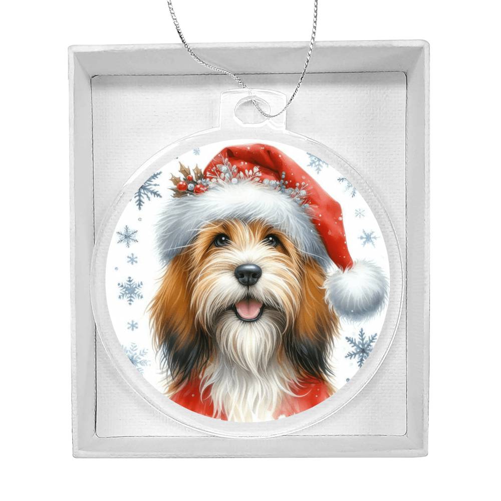 Christmas Dog - Petit Basset Griffon Vendeen - Acrylic Ornament