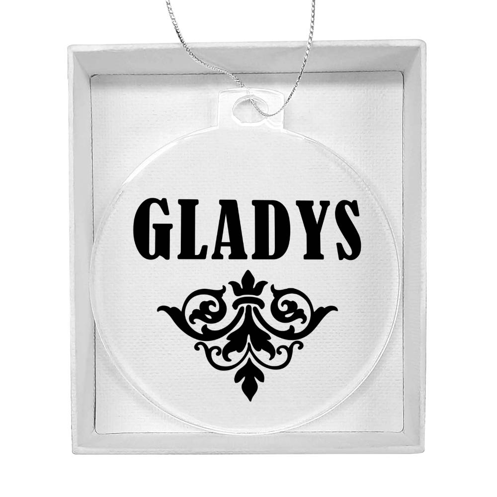 Gladys v01 - Acrylic Ornament