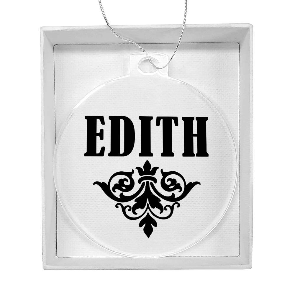 Edith v01 - Acrylic Ornament