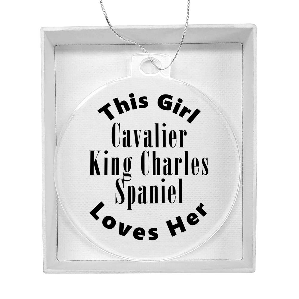 Cavalier King Charles Spaniel - Acrylic Ornament