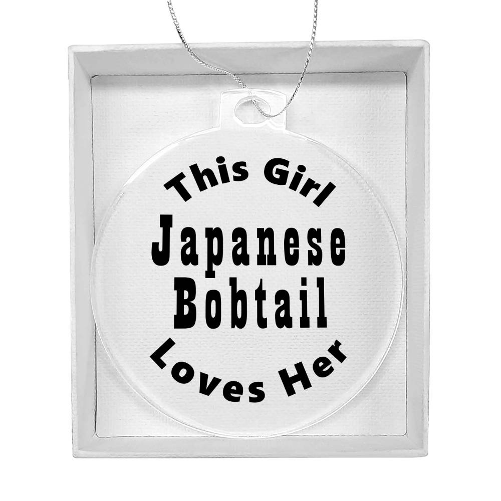 Japanese Bobtail - Acrylic Ornament