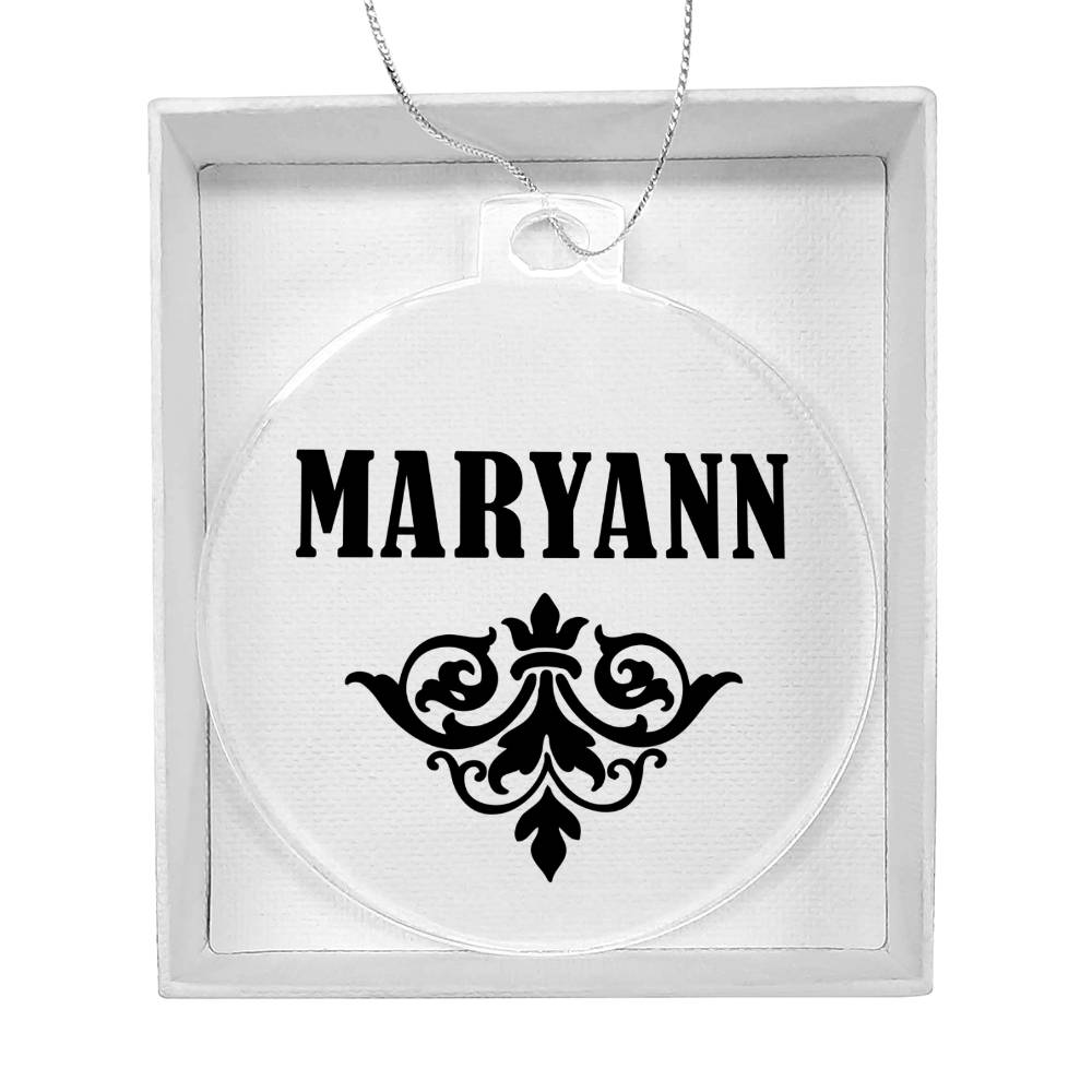 Maryann v01 - Acrylic Ornament