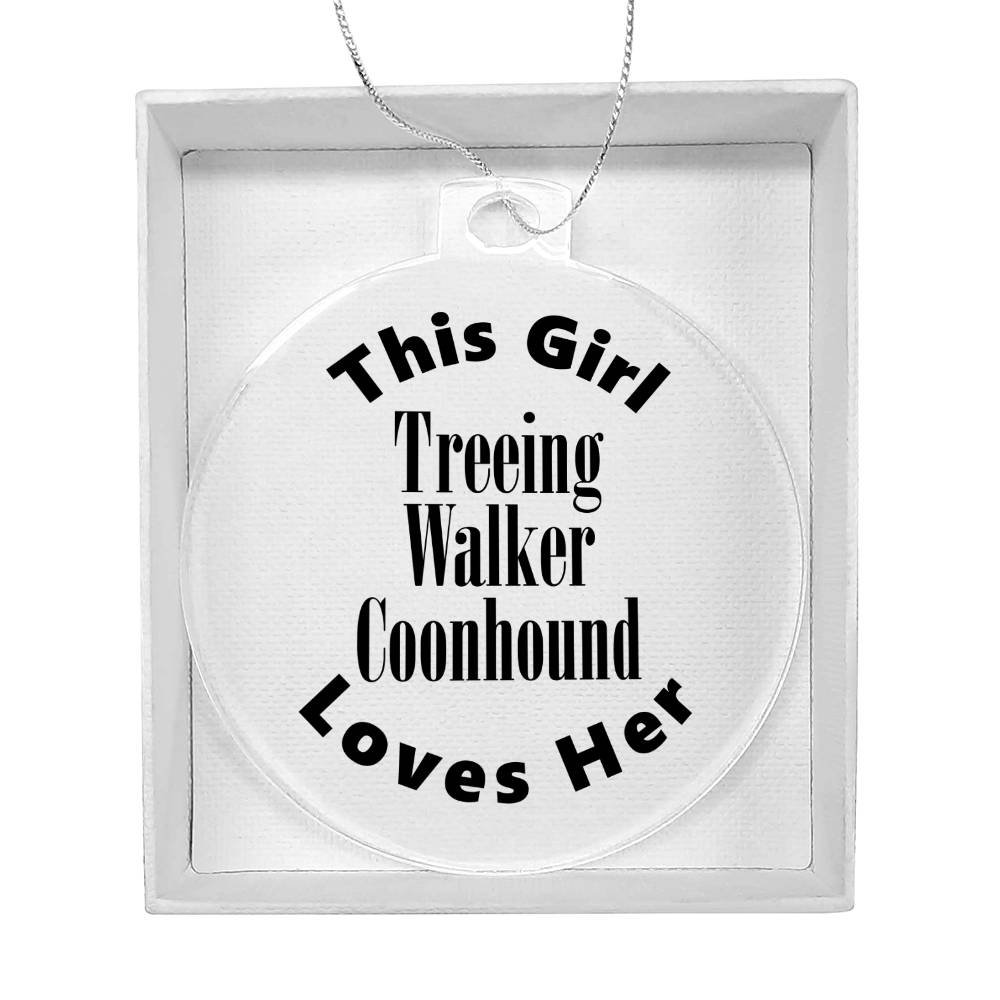 Treeing Walker Coonhound - Acrylic Ornament
