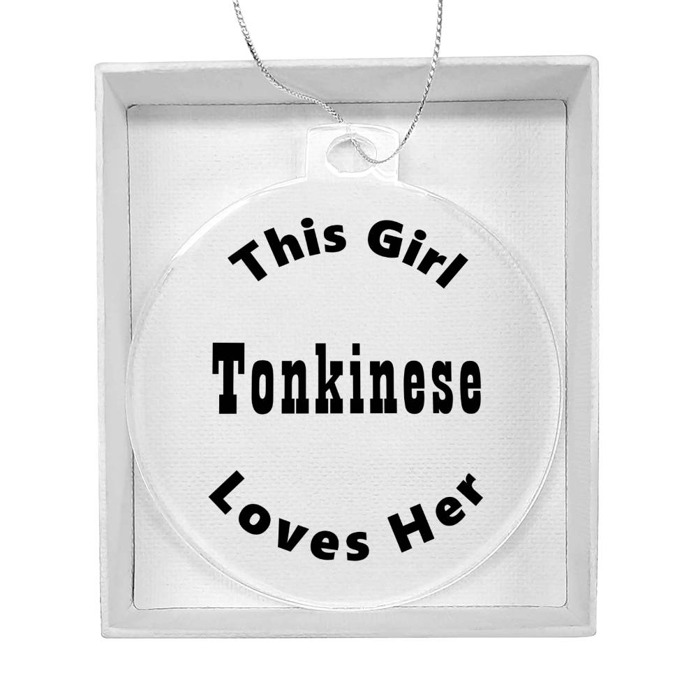Tonkinese - Acrylic Ornament