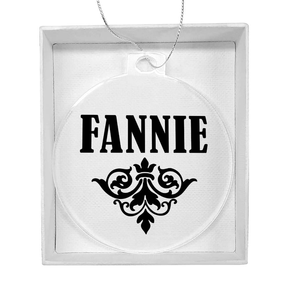 Fannie v01 - Acrylic Ornament