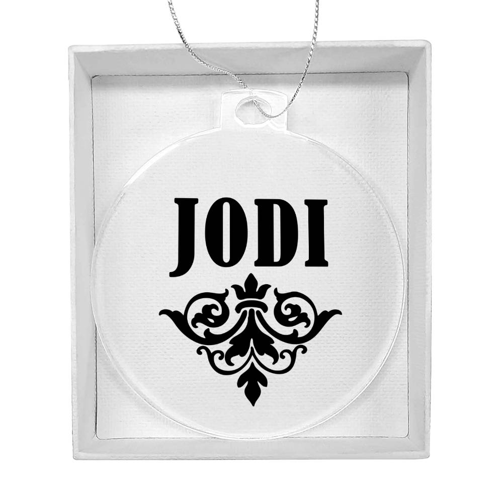 Jodi v01 - Acrylic Ornament
