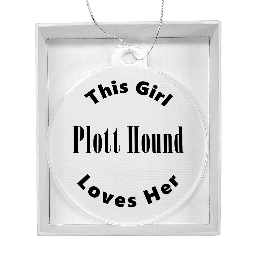 Plott Hound - Acrylic Ornament