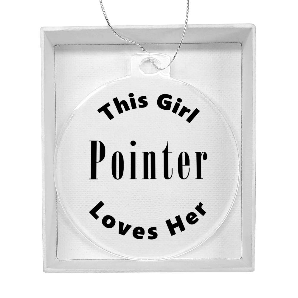 Pointer - Acrylic Ornament