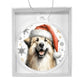 Christmas Dog - Pyrenean Shepherd - Acrylic Ornament