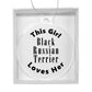 Black Russian Terrier - Acrylic Ornament