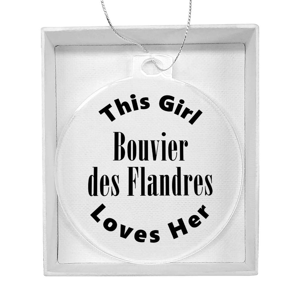 Bouvier des Flandres - Acrylic Ornament
