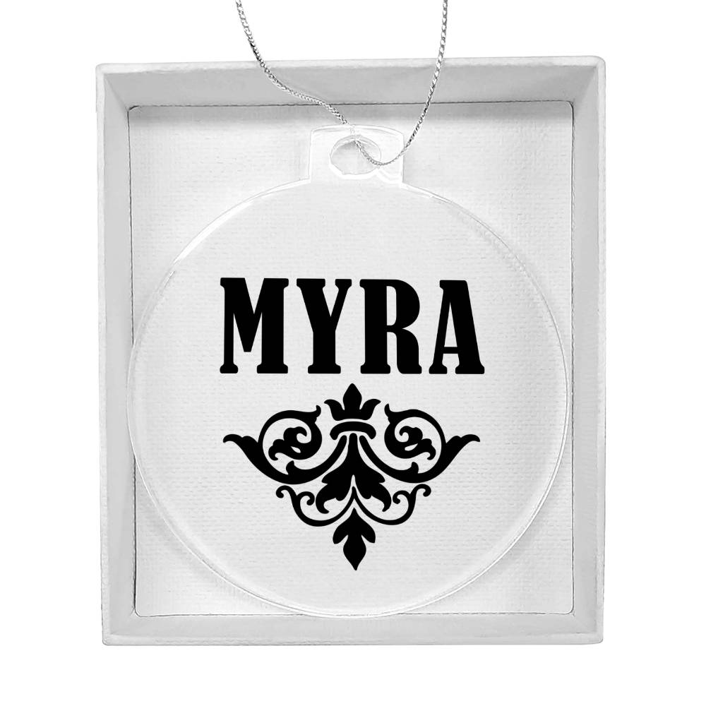 Myra v01 - Acrylic Ornament