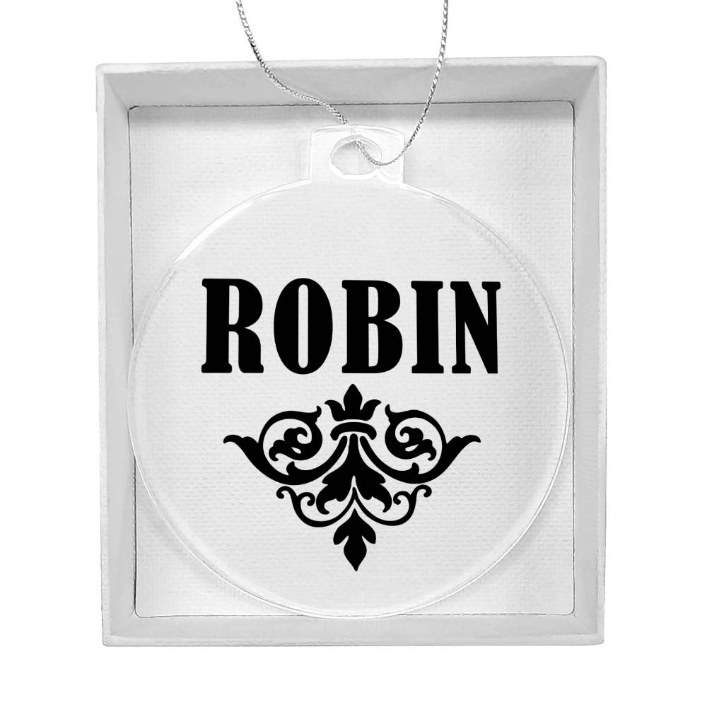 Robin v01 - Acrylic Ornament