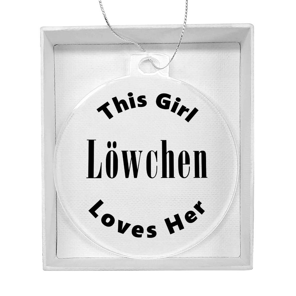 Löwchen - Acrylic Ornament