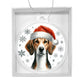 Christmas Dog - American Foxhound - Acrylic Ornament