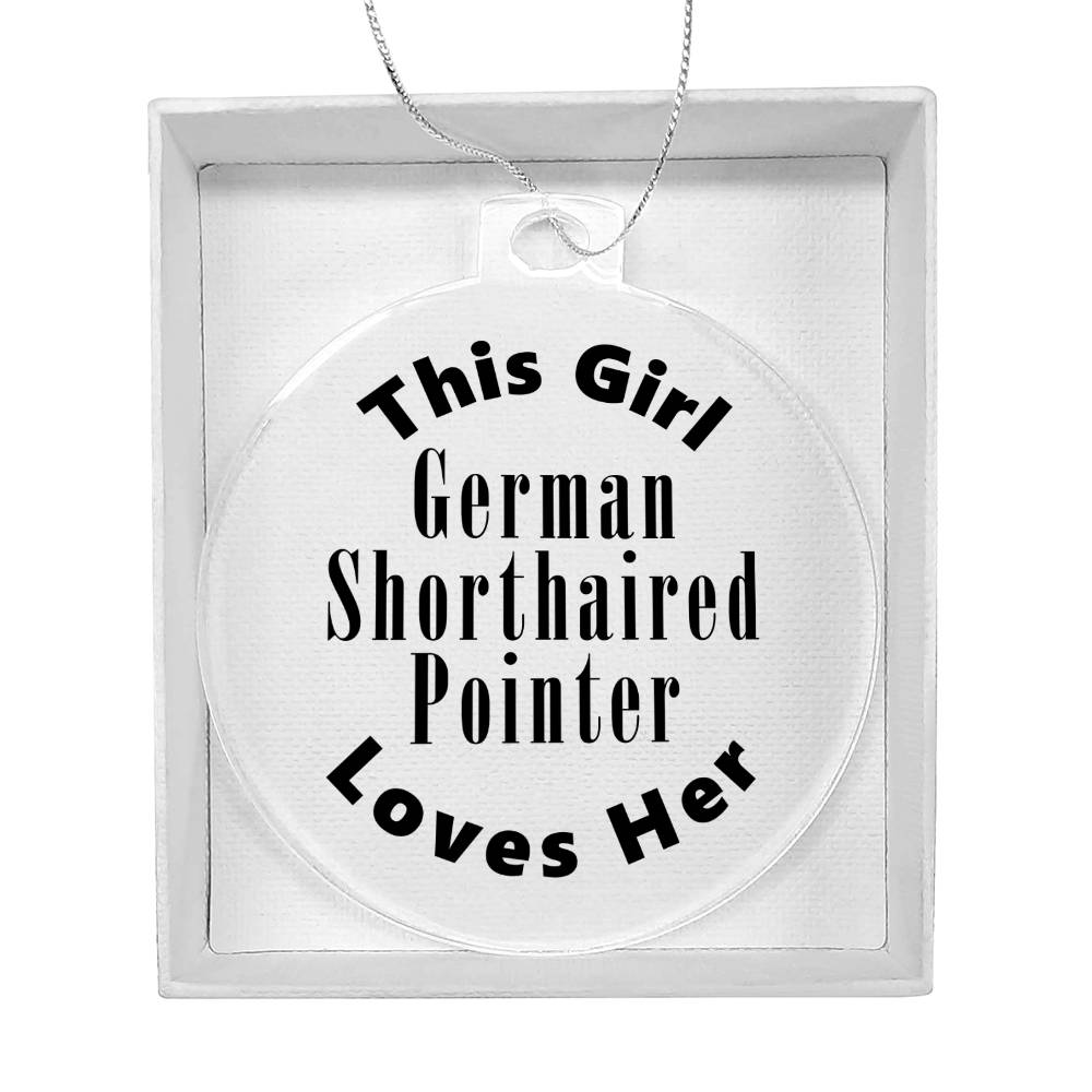 German Shorthaired Pointer - Acrylic Ornament