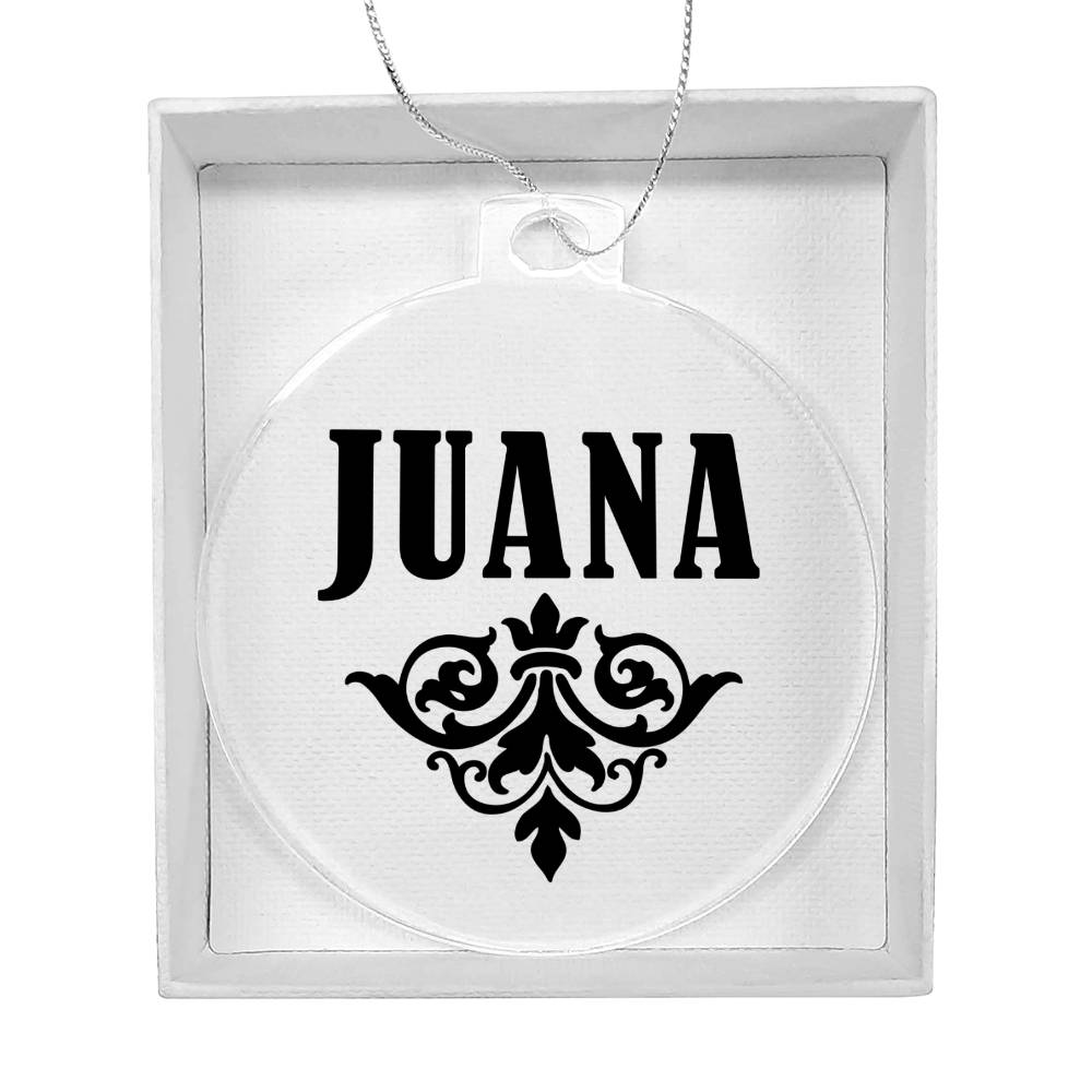 Juana v01 - Acrylic Ornament