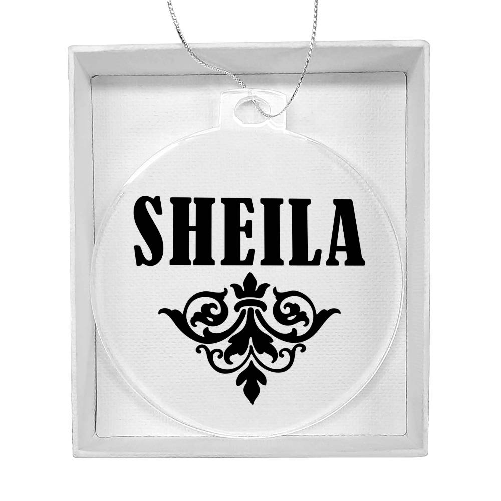 Sheila v01 - Acrylic Ornament
