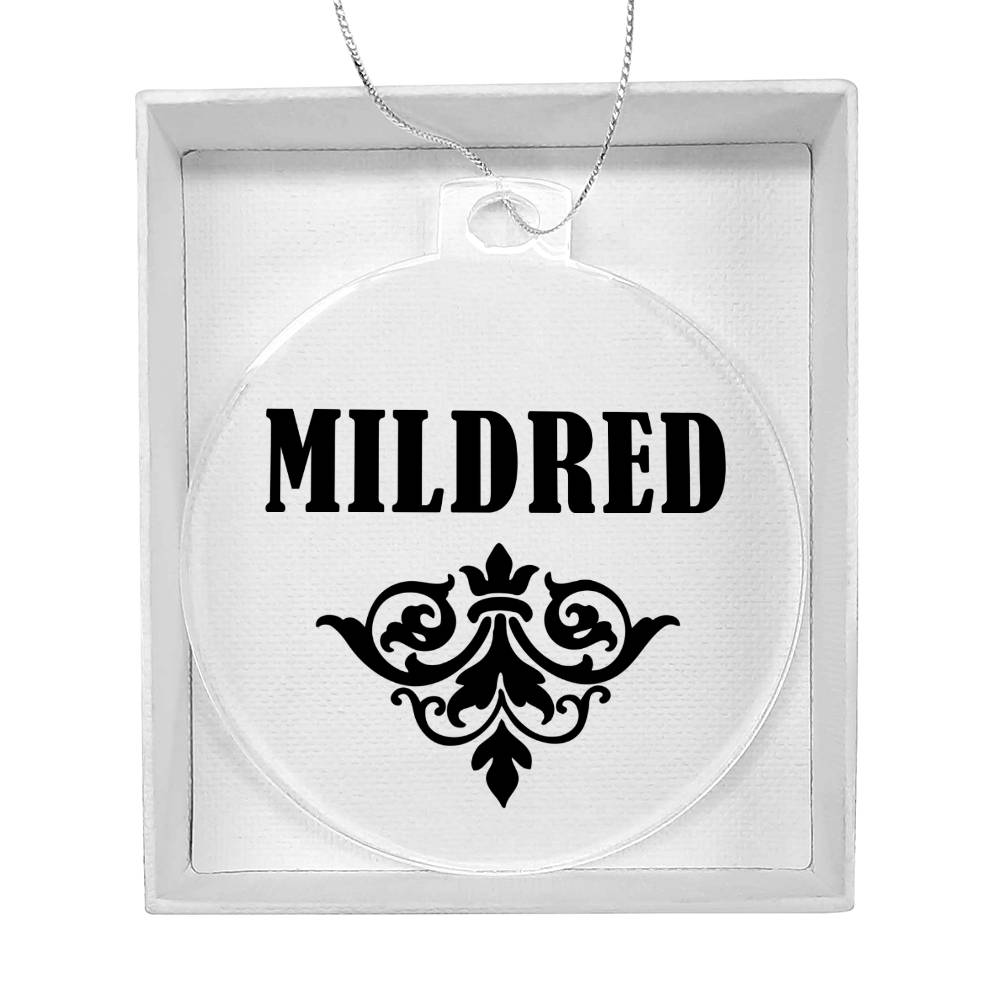 Mildred v01 - Acrylic Ornament
