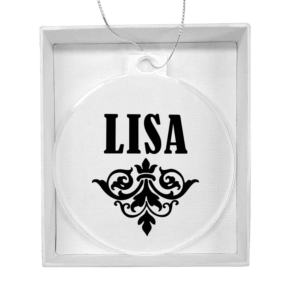 Lisa v01 - Acrylic Ornament