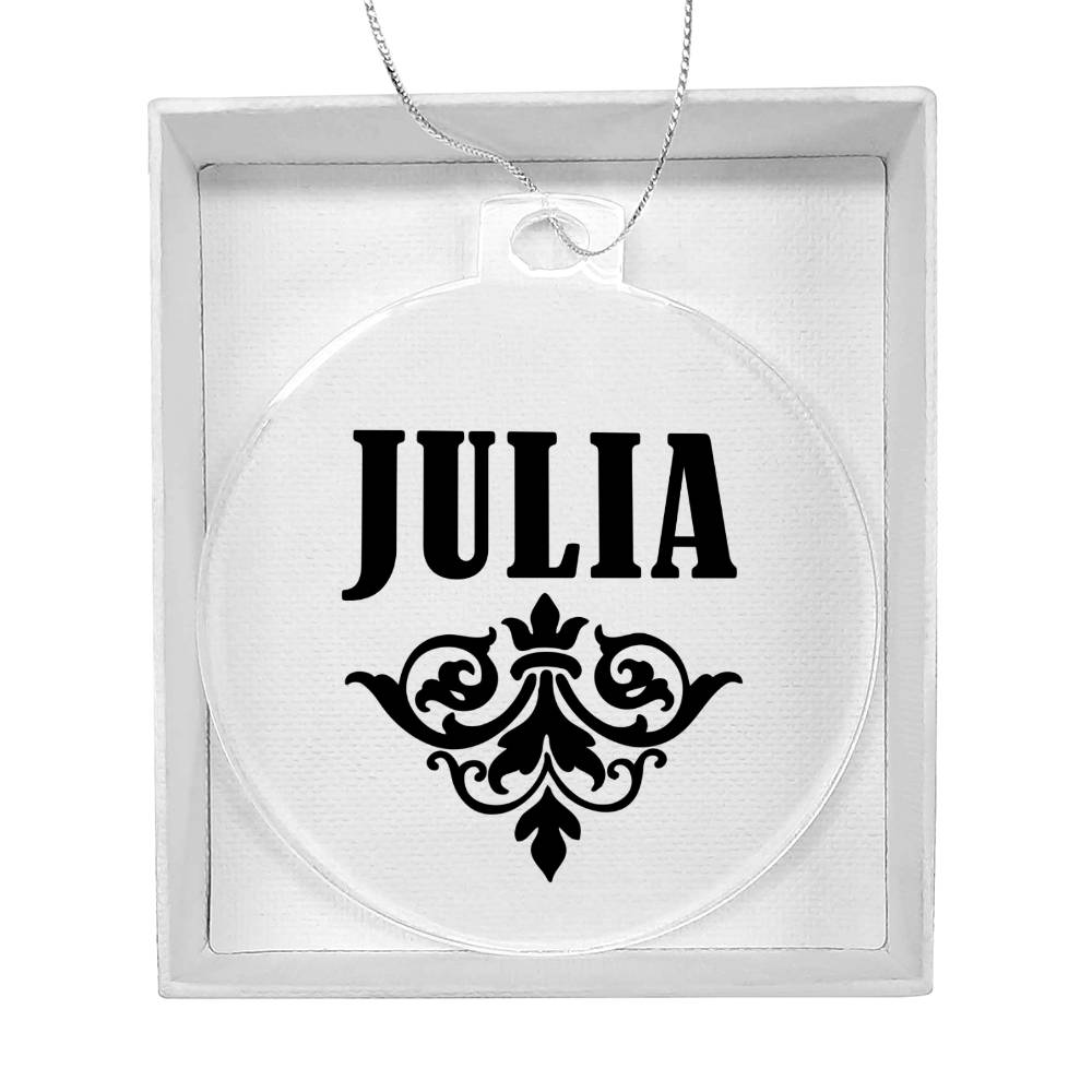 Julia v01 - Acrylic Ornament