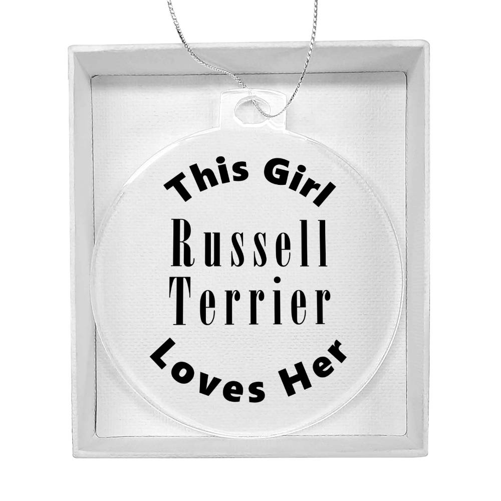 Russell Terrier - Acrylic Ornament