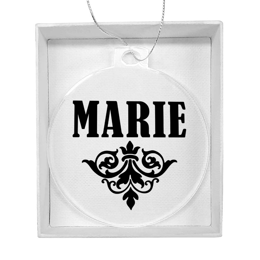 Marie v01 - Acrylic Ornament