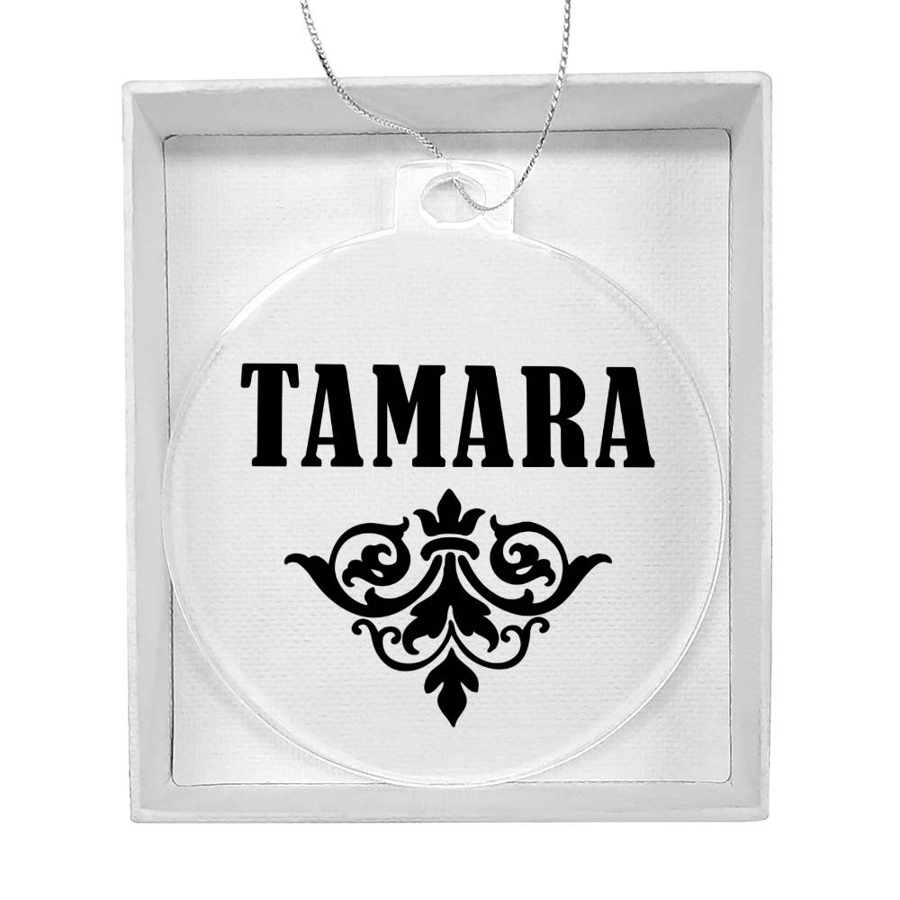 Tamara v01 - Acrylic Ornament