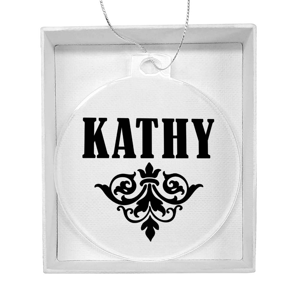 Kathy v01 - Acrylic Ornament