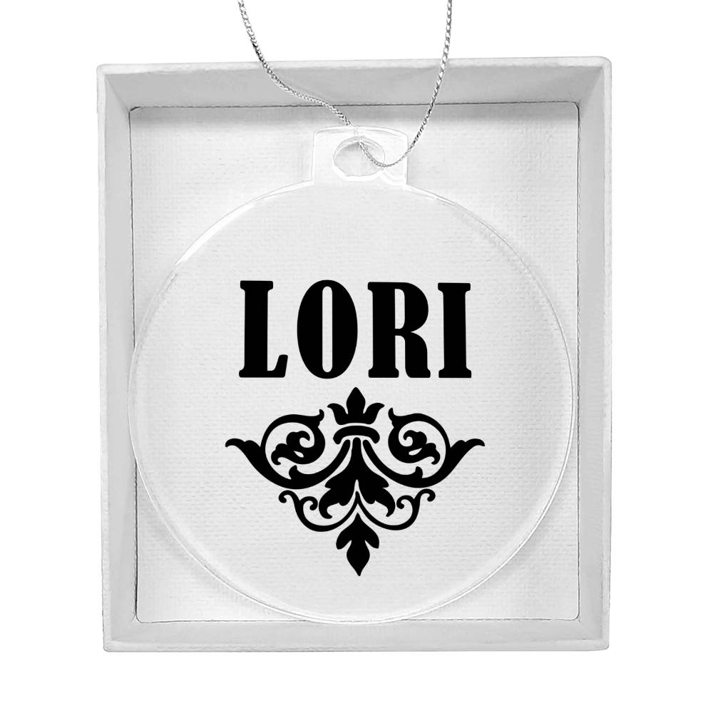 Lori v01 - Acrylic Ornament