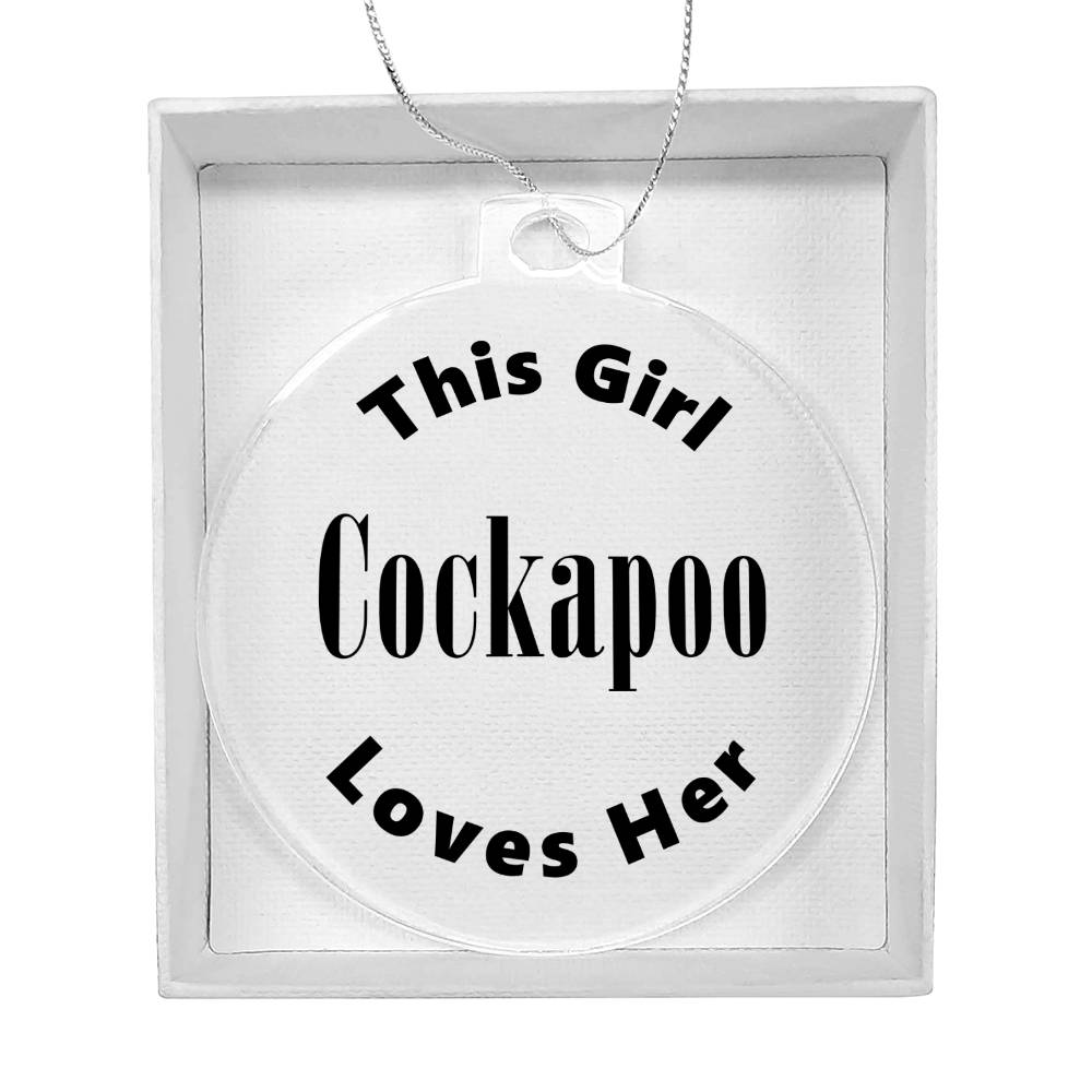 Cockapoo - Acrylic Ornament