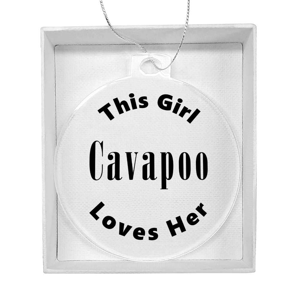 Cavapoo - Acrylic Ornament