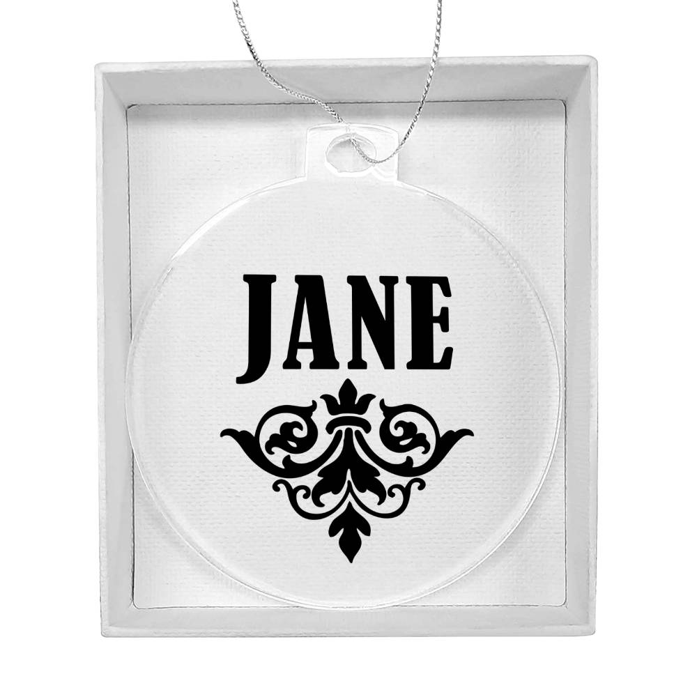 Jane v01 - Acrylic Ornament