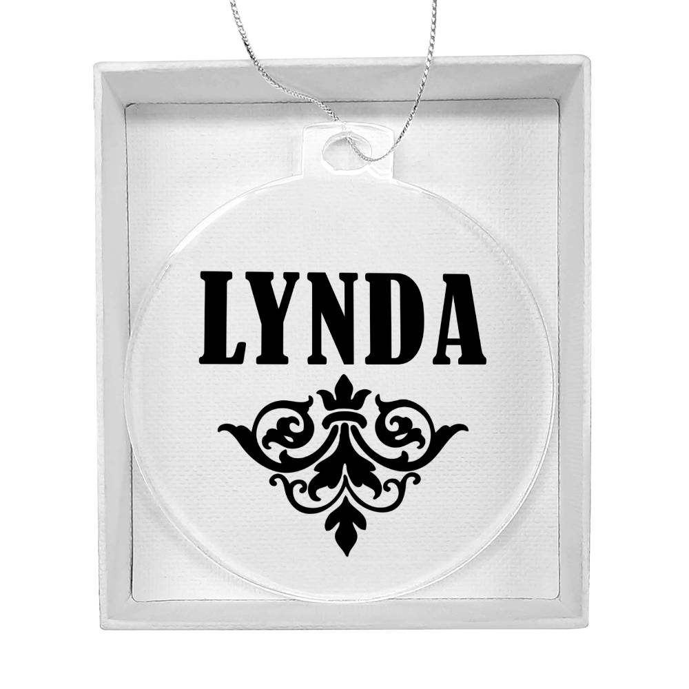 Lynda v01 - Acrylic Ornament