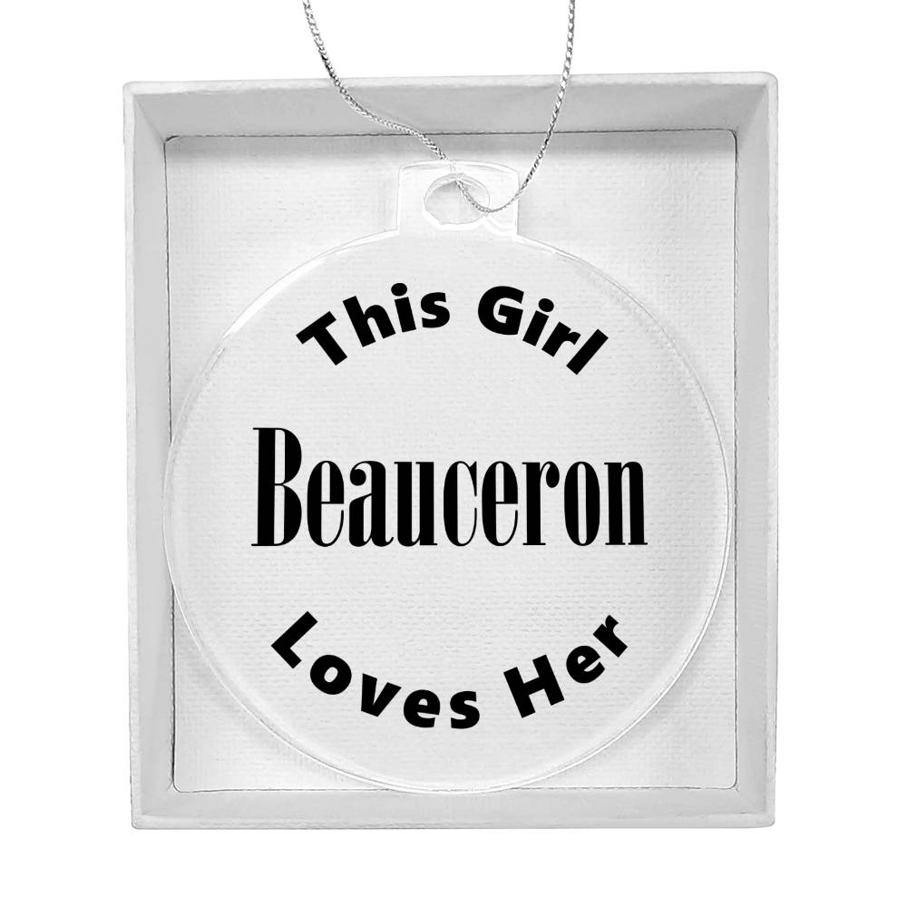 Beauceron - Acrylic Ornament