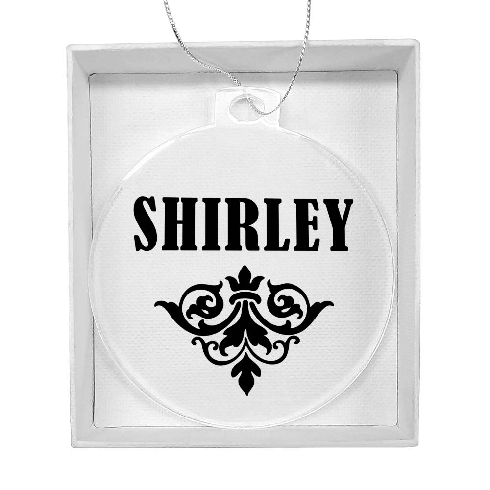 Shirley v01 - Acrylic Ornament