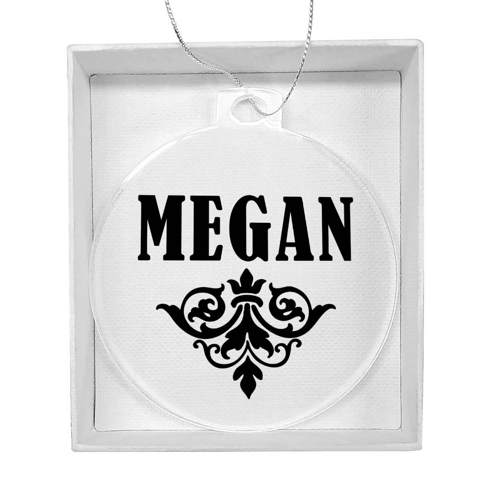 Megan v01 - Acrylic Ornament