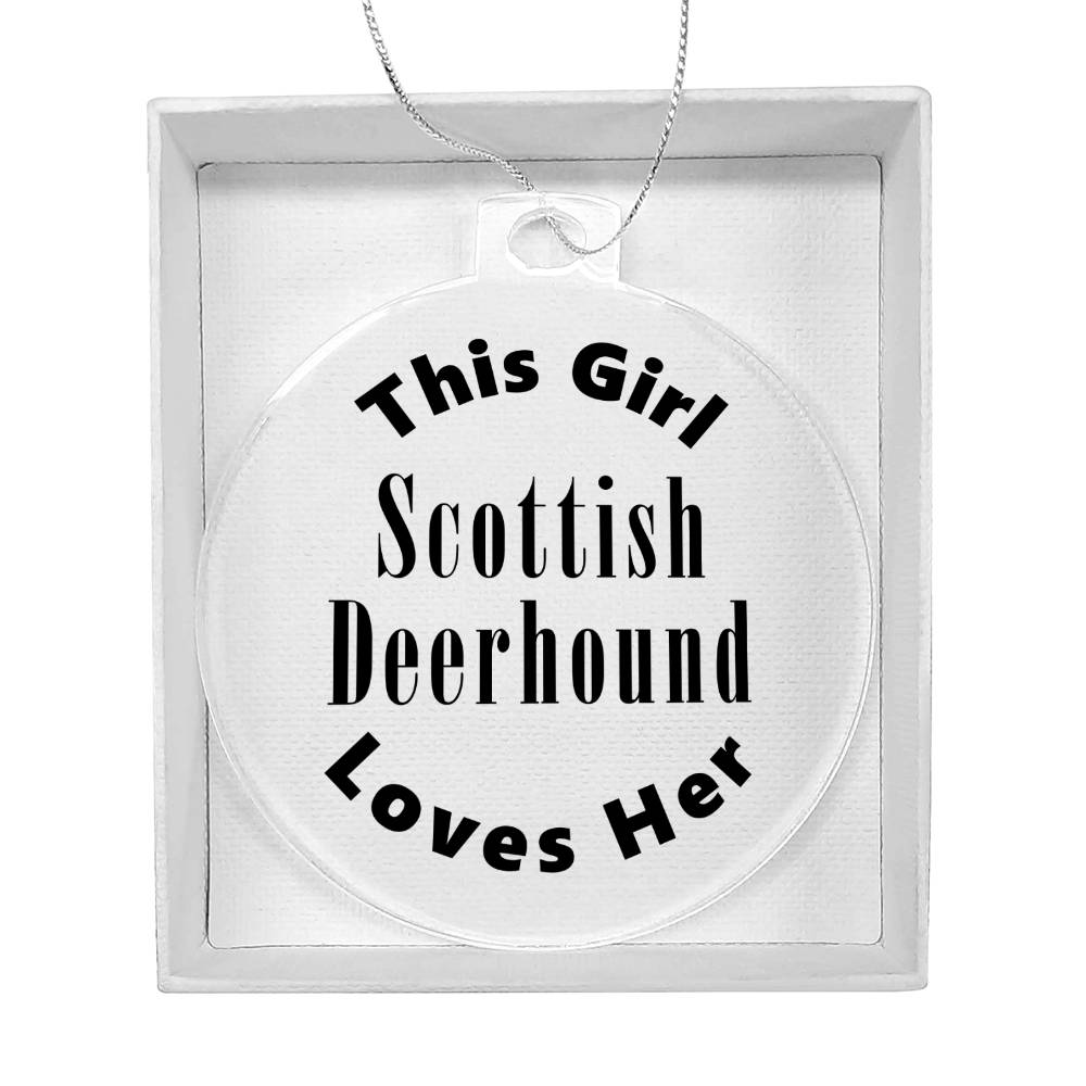 Scottish Deerhound - Acrylic Ornament