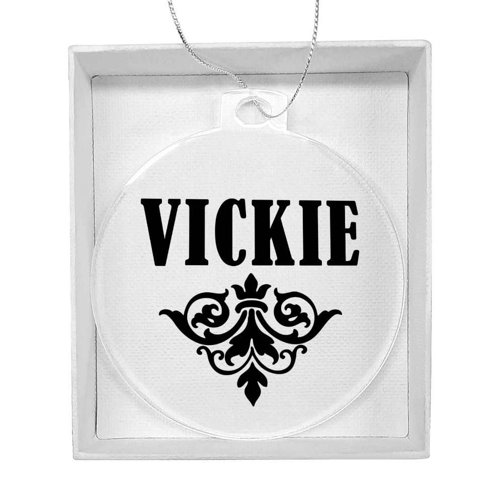 Vickie v01 - Acrylic Ornament
