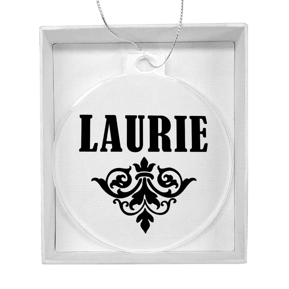Laurie v01 - Acrylic Ornament