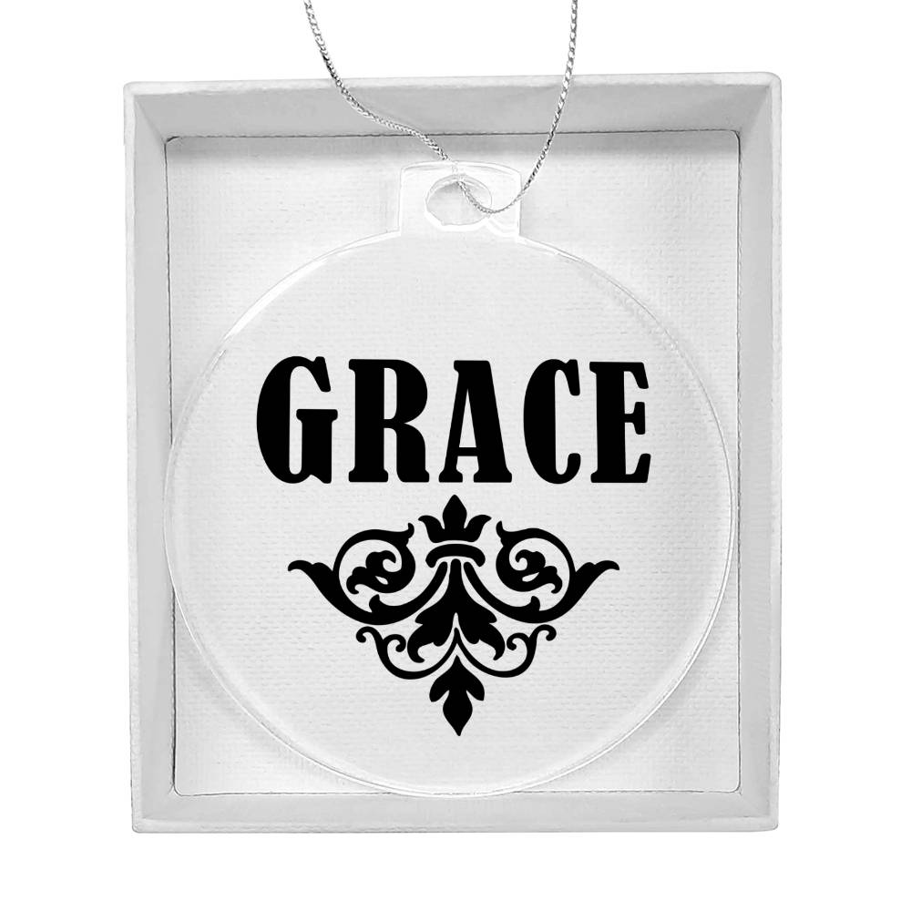 Grace v01 - Acrylic Ornament