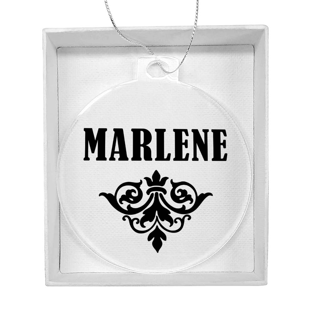 Marlene v01 - Acrylic Ornament