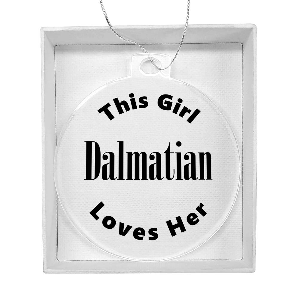 Dalmatian - Acrylic Ornament