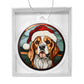 Dog Stained Glass Christmas Design 035 - Acrylic Ornament