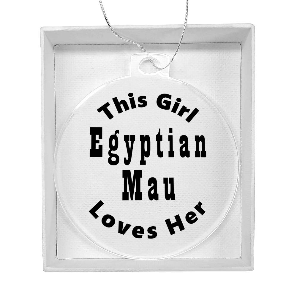 Egyptian Mau - Acrylic Ornament