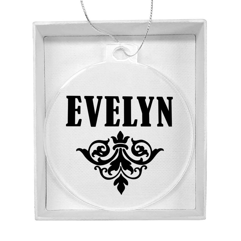 Evelyn v01 - Acrylic Ornament